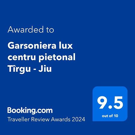 Garsoniera Lux Centru Pietonal Tirgu - Jiu Leilighet Târgu Jiu Eksteriør bilde